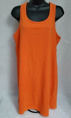 Vestido Solero Mujer Faded Glory Talla XL X Grande 16/18 Naranja Foto 1 de 4