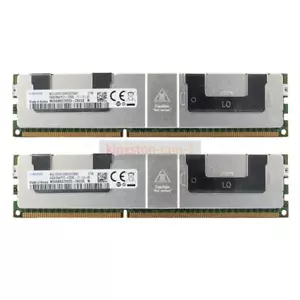 Samsung 128GB 2x64GB 8RX4 PC3-12800L 1600MHz LRDIMM ECC Reg Server Memory 240pin - Picture 1 of 5