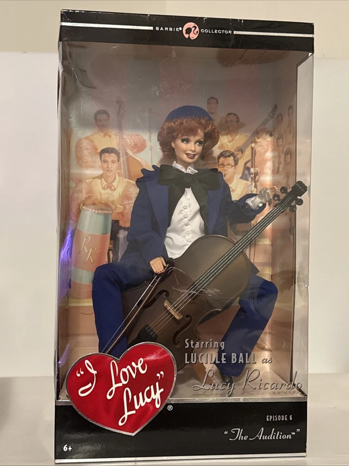 Muñeca Barbie I Love Lucy “The Audition” Episodio 6 2007 Lucille Ball L8808 Mattel Foto 1 de 4