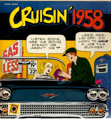 Crusin' 1958 Vinyl LP, Increase/Chess Records, 1988, INCM-2003, Various ~ VG - Image 1 of 4