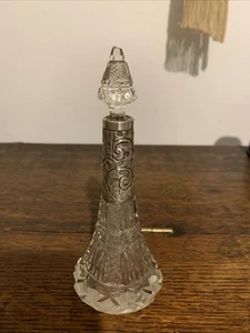 Parfümflakon mit Silberauflage gepunzt - Bild 1 von 6