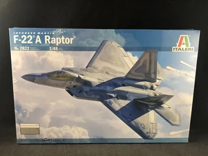 Italeri F-22 A Raptor Tactical Fighter 1:48 Scale Plastic Model Kit 2822 NISB - Picture 1 of 6