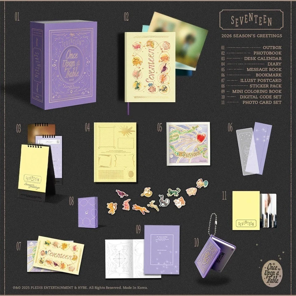 SEVENTEEN 2026 SEASON'S GREETINGS [ONCE UPON A FABLE] /Full Package+WVS POB+GIFT - Image 1 of 4