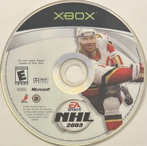 NHL 2003 (Microsoft Xbox, 2002) SOLO DISCO | SIN SEGUIMIENTO | M868 - Imagen 1 de 1