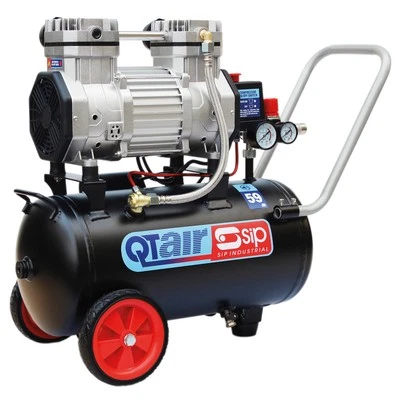 SIP QT Air Compressor Direct Drive Low Noise Oil-Free, 230V 24L 1.5hp 8CFM 59dB - Image 1 of 4