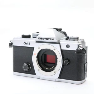 OM SYSTEM OM-3 Mirrorless Camera Body (Silver) -Near Mint- #329 - Picture 1 of 12