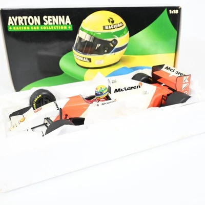 Modellino auto pressofuso Minichamps Lang 1/18 Ayrton Senna McLaren MP4/8 F1 - Immagine 1 di 4