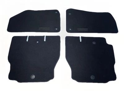 Jeep Wrangler JL 4-Door OEM Carpet Floor Mats Set 2018-2023 Black 4pc - Image 1 of 4