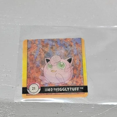 Vintage Pokémon Artbox Sticker 1999 Premier Edition #40 Wigglytuff - Image 1 of 2