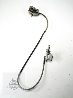 2010 04-18 HONDA CRF250R CRF 250R OEM Front Brake Caliper Holder Master Cylinder - Image 1 of 4