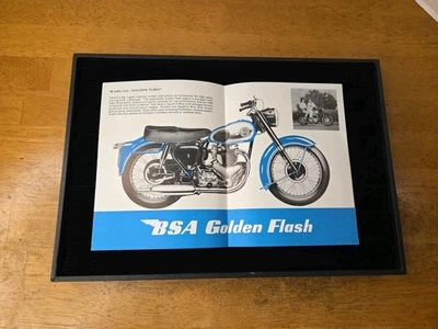 VINTAGE 1958 BSA MOTORCYCLE FLYER BROCHURE - Image 1 of 4