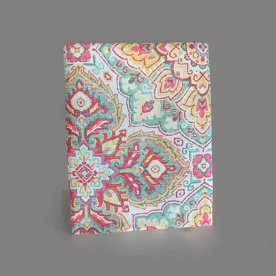 Waverly Inspirations Screen Print Fabric Cotton 2 Yards Yellow, Green, Pink - Image 1 of 4