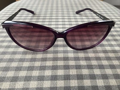 Gafas de sol Guess GU 7056 PUR-58 59-13-130 ojo de gato púrpura LEER Foto 1 de 4