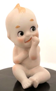 Vintage Lefton Kewpie Baby Bisque Figurine KW228 - 3" (Free Ship) - Picture 1 of 7