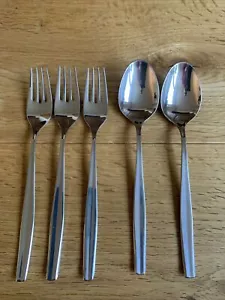 WMF Frankfurt Cromargan Kinderbesteck 3 Gabel 2 Löffel selten noch zu finden - Bild 1 von 12