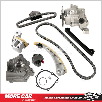 Kit de cadena de distribución bomba de agua de aceite compatible con 96-09 Suzuki SX4 Aerio Chevrolet Tracker L4 Foto 1 de 4