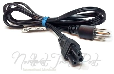 Notebook Laptop 3-Prong Power Cord Cable I-SHENG SP-305A IS-034 E55943 7A 125V - Image 1 of 4