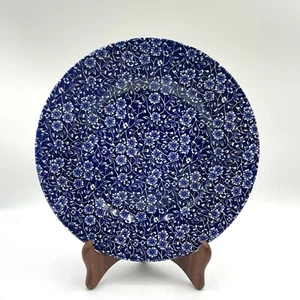 Staffordshire Blue Calico 11" Essteller Made in England - Bild 1 von 7