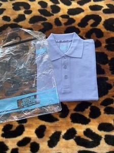 New Premium Collection Boys’ Short Sleeve Light Blue Polo Shirt X-Large (16-18) - Picture 1 of 9