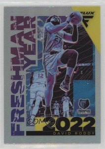 2022-23 Panini Flux Freshman Year Silver Prizm David Roddy #6 Rookie RC