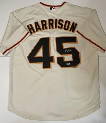 Kyle Harrison Signed Jersey PSA/DNA COA San Francisco Giants Autographed - Image 1 of 2