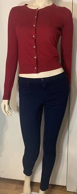 Women’s J Crew Navy Leggings 2 - Image 1 of 4