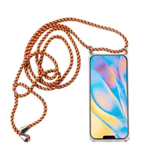 Apple iPhone 12 mini Handykette Hülle mit Band Case zum umhängen Kordel Rot Neu - Zdjęcie 1 z 4