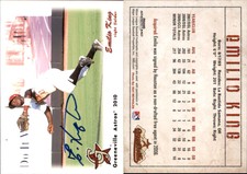 Emilio King Signed 2010 Grandstand Greeneville Astros #NNO Card Auto AU