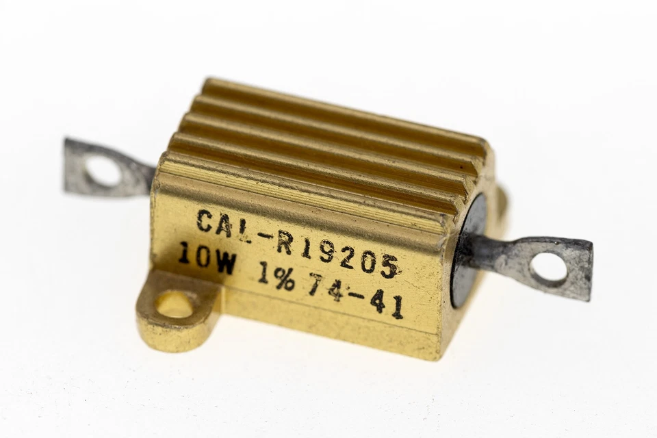 Vishay JAN RER65FR501M 0.5 Ohm 1% 10W Inductive Aluminum Chassis Mount Resistor