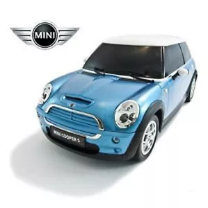 1:14 RC Licensed Remote Control Mini Cooper S Blue Full Function Detail Model - Picture 1 of 1