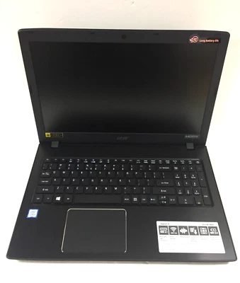 Acer Aspire E 15 E5-576-392H 15.6" Laptop/Intel i3-8130U/6GB Ram/1TB HDD/W10 Blk - Image 1 of 4
