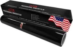 United Window Tint Car Film 35% VLT 40" in x 100'Ft Standard Dyed Universal Blac - Picture 1 of 12