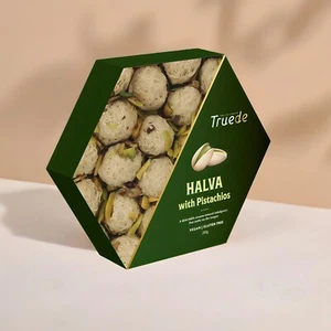 200g Halva with Pistachios Tahini Sesame Paste Gifting Authentic Taste - Picture 1 of 4