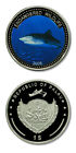 Palau Endangered Wildlife Great White Shark $1 2008 Proof Crown Color