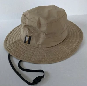 REI Bucket Hat Tan Brown Medium Nylon Ripstop Fishing Hiking Sun Outdoors USA - Picture 1 of 8