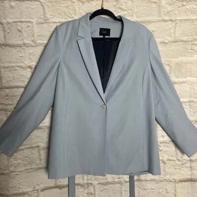 SABA Woolen  Celeste Relaxed Blazer Single Breasted. Size 16.#WD - image 1 of 4