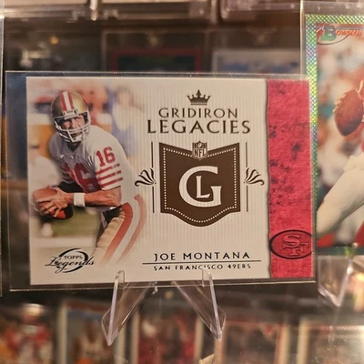 2011 Topps Gridiron Legends Gridiron Legacies #GL-JM Joe Montana Foto 1 de 4
