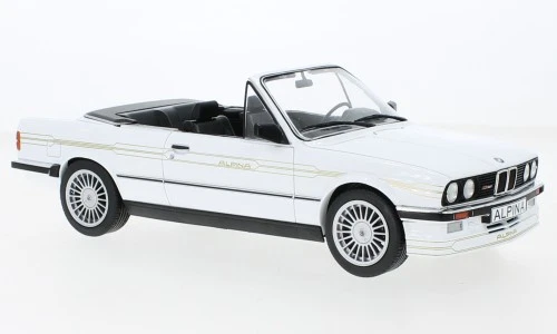 BMW e30 Alpina C2 2.7 convertibile 1986 bianco modello di auto 18383 MCG 1:18 - Immagine 1 di 1