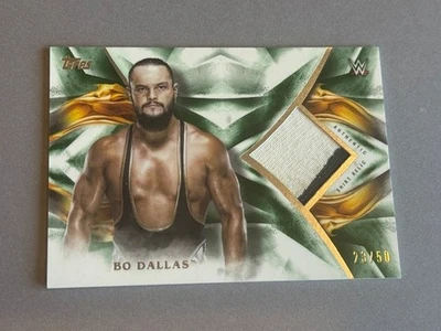 Bo Dallas Uncle Howdy Rookie RC Used Worn Shirt Relic /50 Patch WWE Wyatt Sicks - Image 1 of 3