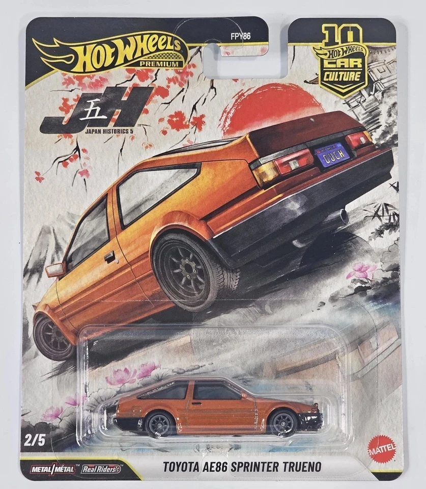 Hot Wheels 2026 Car Culture Japan Historics 5 Toyota AE86 Sprinter Trueno Foto 1 de 1