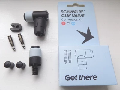 Schwalbe Clik Presta Valve Conversion Kit With Pump Head & Head Adaptor - image 1 of 4