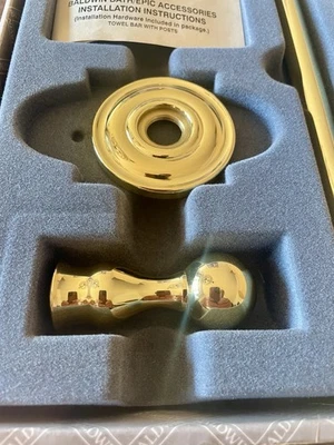 BALDWIN Hardware - Georgetown - Toallero 30" - Latón pulido - Nuevo stock antiguo Foto 1 de 4