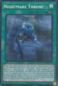 1X NM Nightmare Throne - MP25-EN072 - Prismatic Secret Rare 1st Ed - Picture 1 of 1