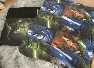 Star Wars Bettwäsche 135 x 200 cm Yoda Grün - Bunt gebraucht  - Bild 1 von 3