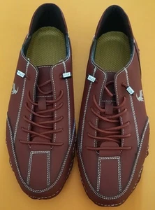Schuhe Halbschuhe/ Sneakers, Größe 40, unisex, bordeauxrot - Bild 1 von 5