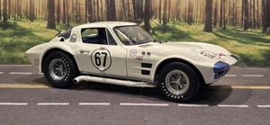 *READ* 1/18 Exoto Racing Legends 1963 Corvette Grand Sport #67 White Diecast - Picture 1 of 15
