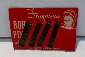 Vintage Faym-us Bobby Pins - Picture 1 of 2