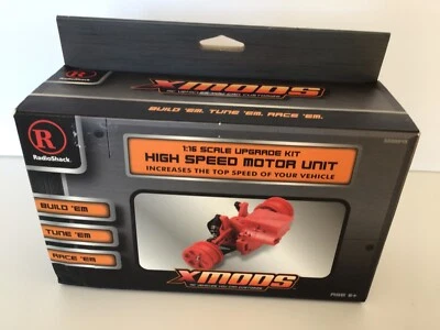 New - Radio Shack XMODS 1:16 Scale - HIGH SPEED MOTOR UNIT UPGRADE. Open Box - Image 1 of 3