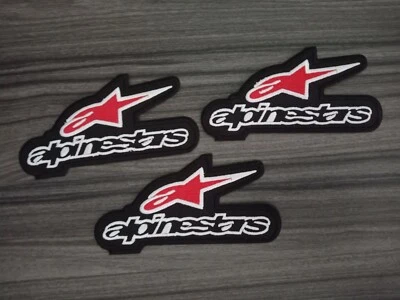 3 pcs ALPINESTAR MotoGP Patch Iron on Embroidered or Sew on Shirt Jacket Cloth  - Image 1 of 4