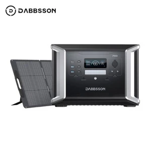 Dabbsson 1382Wh Portable Power Station2400W Solar Generator w/210W Solar Panel - Picture 1 of 21